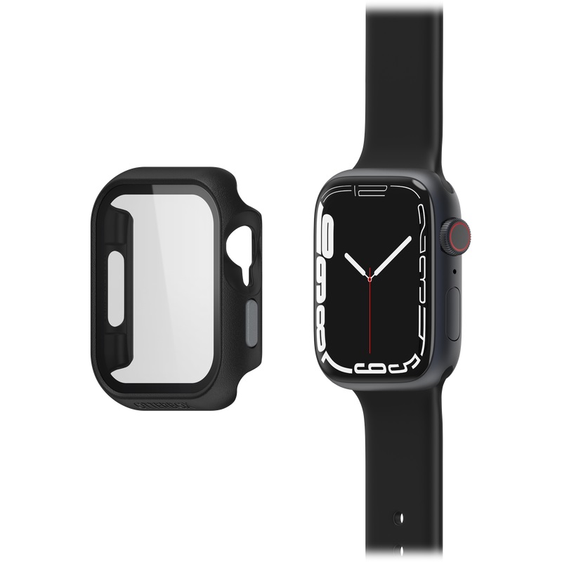 Otterbox Apple Watch Series 9/8/7 45MM Eclipse Case with Screen Protector - Pavement (Black / Grey) (77-90529)