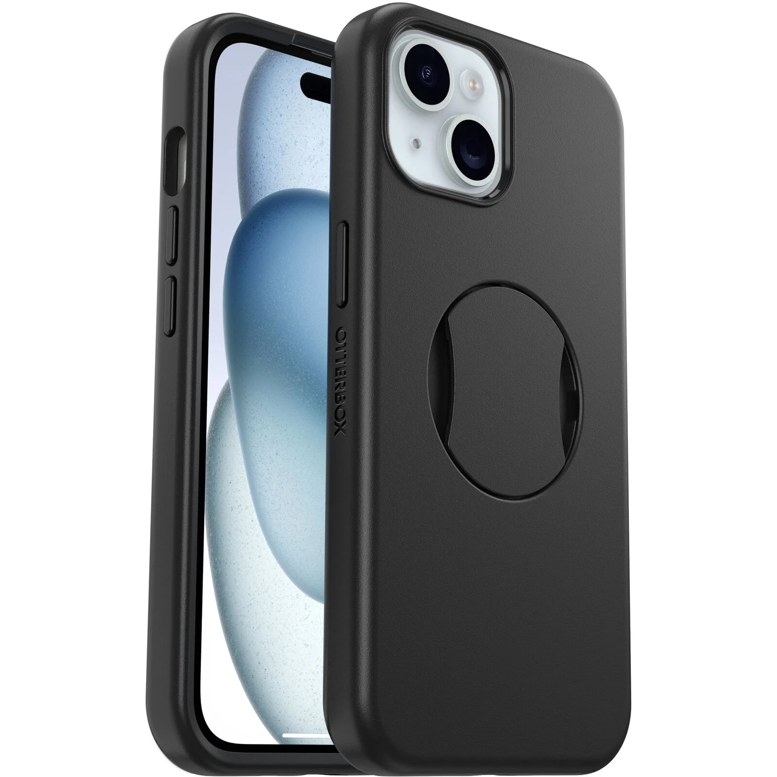 OtterBox OtterGrip Symmetry MagSafe Apple iPhone 16e / iPhone 15 / iPhone 14 / iPhone 13 (6.1") Case Black - (77-93189)