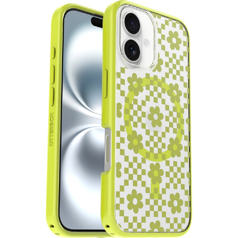Otterbox React Magsafe Apple iPhone 16 (6.1") Case Daisy Dance (Clear/Yellow) - (77-97131)