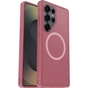 <h3>OtterBox Symmetry Clear Magnets Samsung Galaxy S25 Ultra 5G (6.9") Case Foxberry (Pink) - (77-97600)<h3>