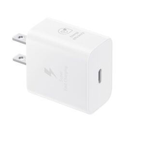 <h3>Samsung 25W USB-C Fast Wall Charger - White (EP-T2510NWEGAU)</h3>