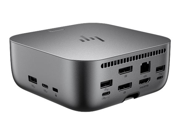 HP Dock G6 Thunderbolt 4 Ulltra Docking Station - 180W Power Delivery 4xDisplays 2xDP 1xHDMI 4xUSB-A 2xUSB-C 1xTB4 2.5GbE RJ45 for HP Notebook PC