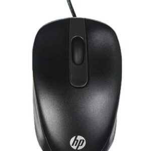 HP USB Wired USB-A Travel Mouse 1000 dpi 3xbutton Multi-OS Windows 7/8/10/11 Chrome OS Android Black 1YR WTY