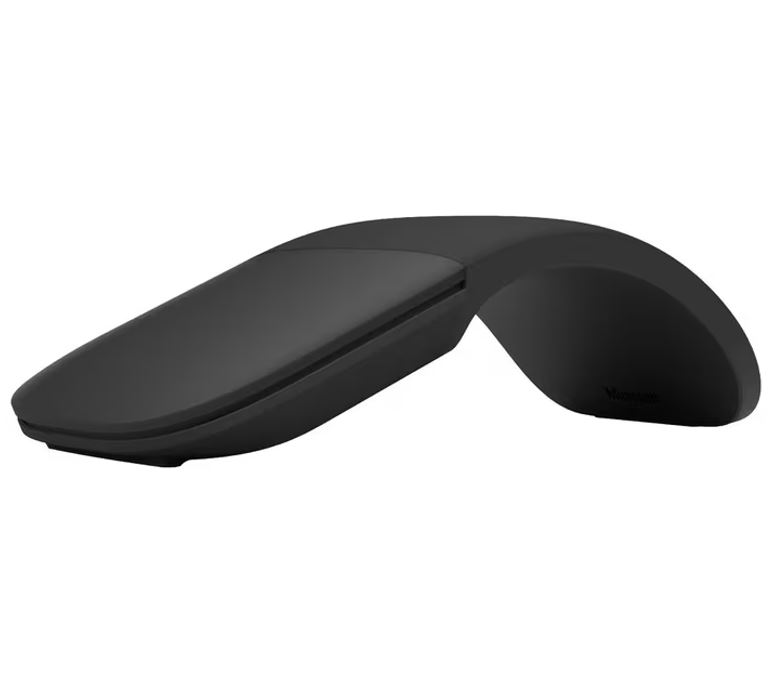 This Surface Arc Mouse has a curved design made to conform to your hand for ergonomic use