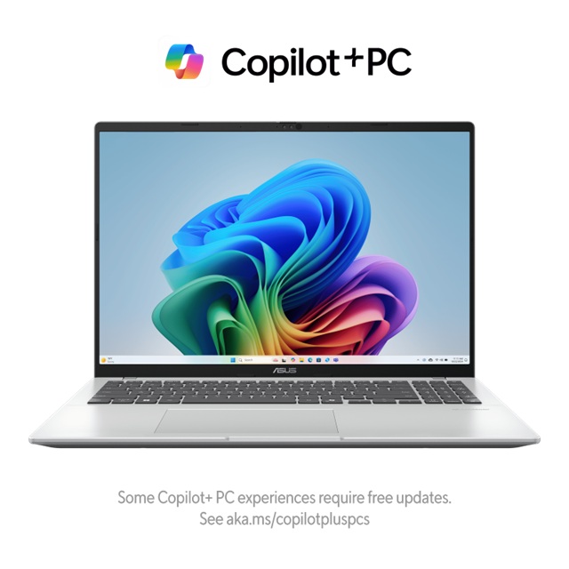 ASUS Vivobook 16" AMD RYZEN AI 5 330 16" WUXGA (1920 x 1200) 16:10 aspect ratio DDR5 16G 512G Cool Silver Win11 Home 1.9kg 1yr wty Notebok