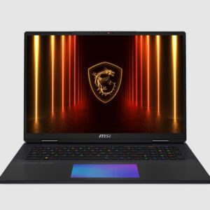 MSI Titan Series Gaming Notebook 18" UHD Intel® Core Ultra 9 285HX DDR5 6400MHz 32GB 2TB SSD Windows11 Pro High-End Nvidia RTX 5090 GDDR7 24GB