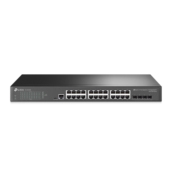 Omada 24-Port Gigabit L2+ Managed Switch with 4 SFP Slots