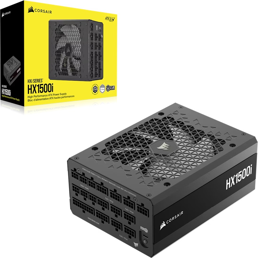 Corsair HX1500i Fully Modular Ultra-Low Noise Platinum ATX 1200 Watt PC Power Supply (AU)