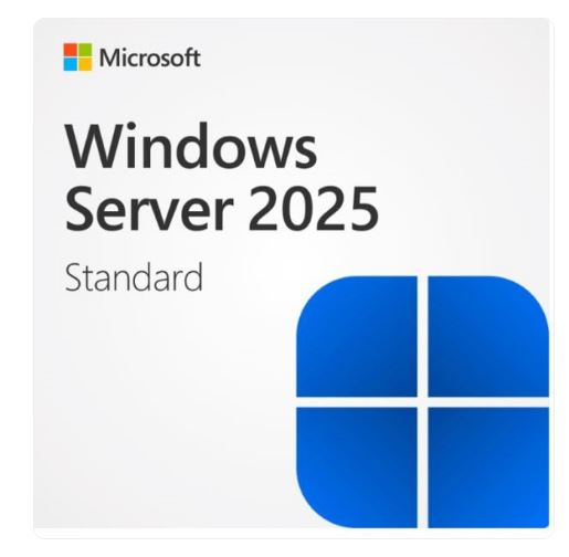 Microsoft Windows Server Standard 2025 English 1pk DSP OEI 16 Core NoMedia / Product ID in pack Call activate