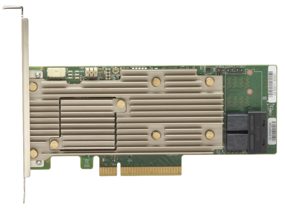 "The ThinkSystem RAID 930-8i 2GB Flash PCIe internal RAID adapter has the following specifications:
