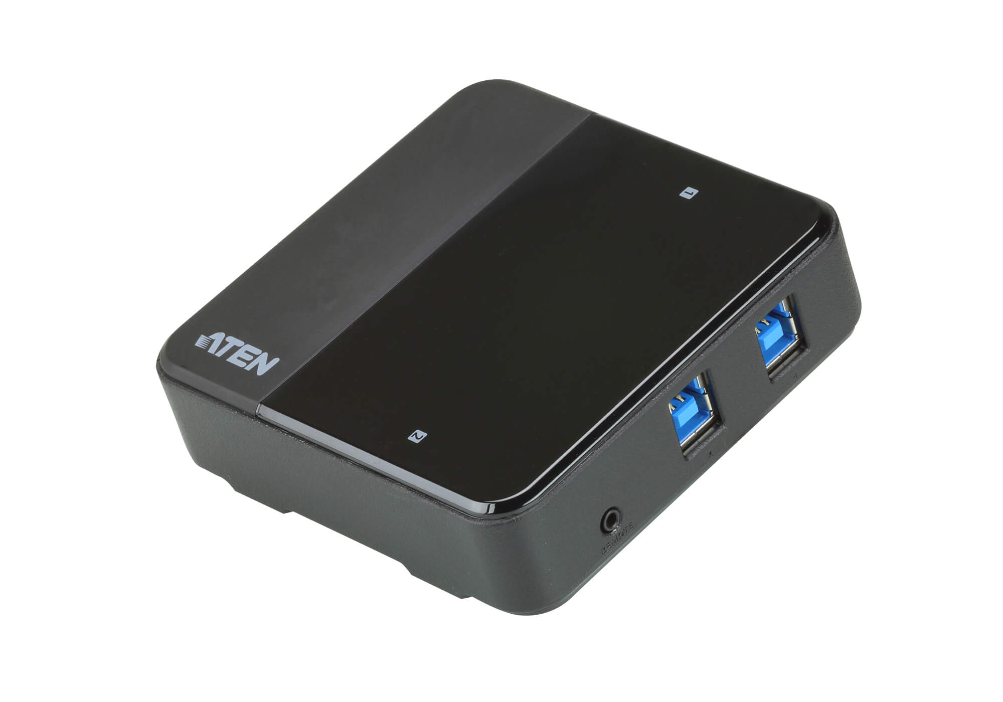 ATEN US3324 is a 2-port USB 3.1 Gen1 peripheral sharing device that allows users to share four USB devices between 2 different general computers by using USB 3.1 Gen 1 Type-B to Type-A cables.