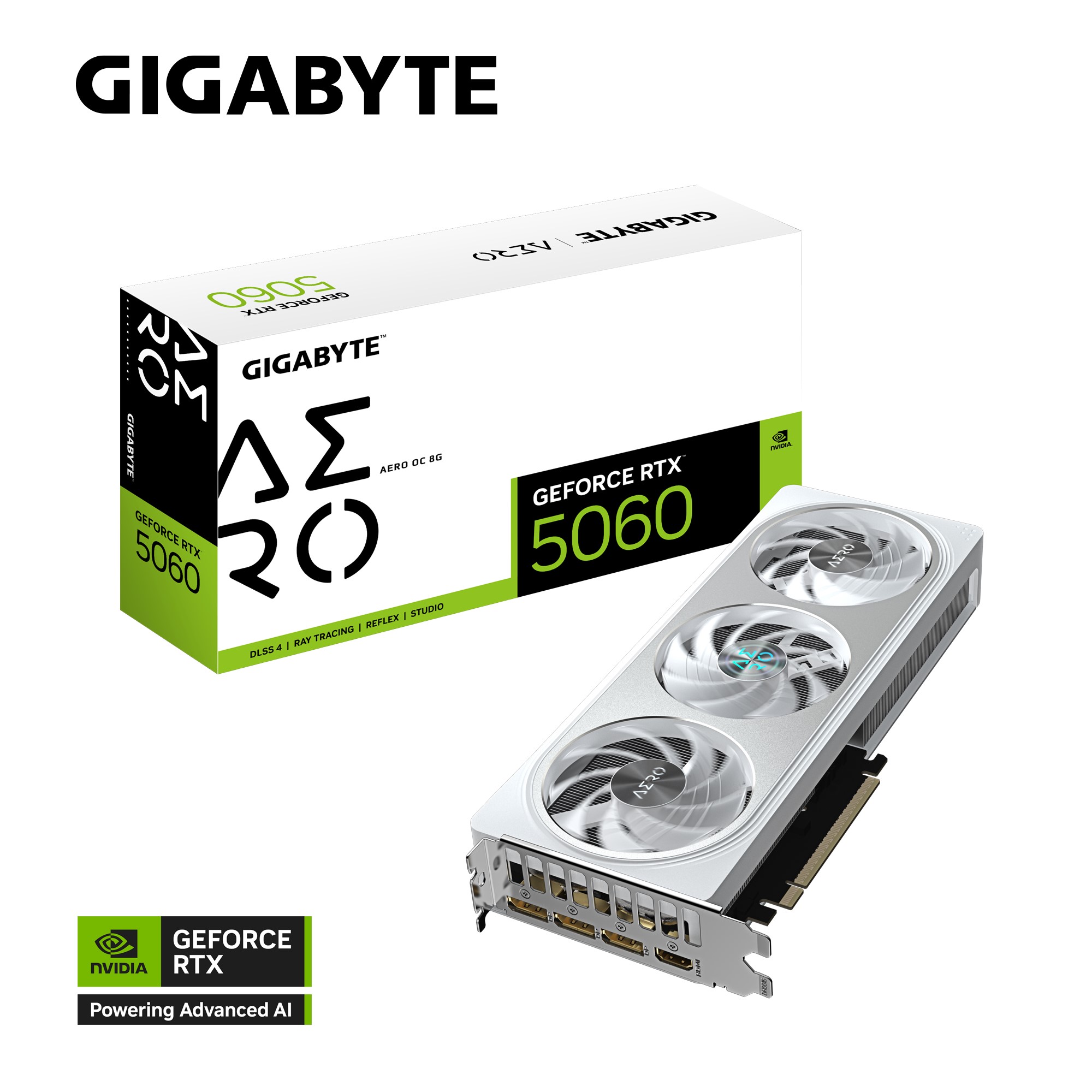 Gigabyte GeForce RTX™ 5060 AERO OC 8G
