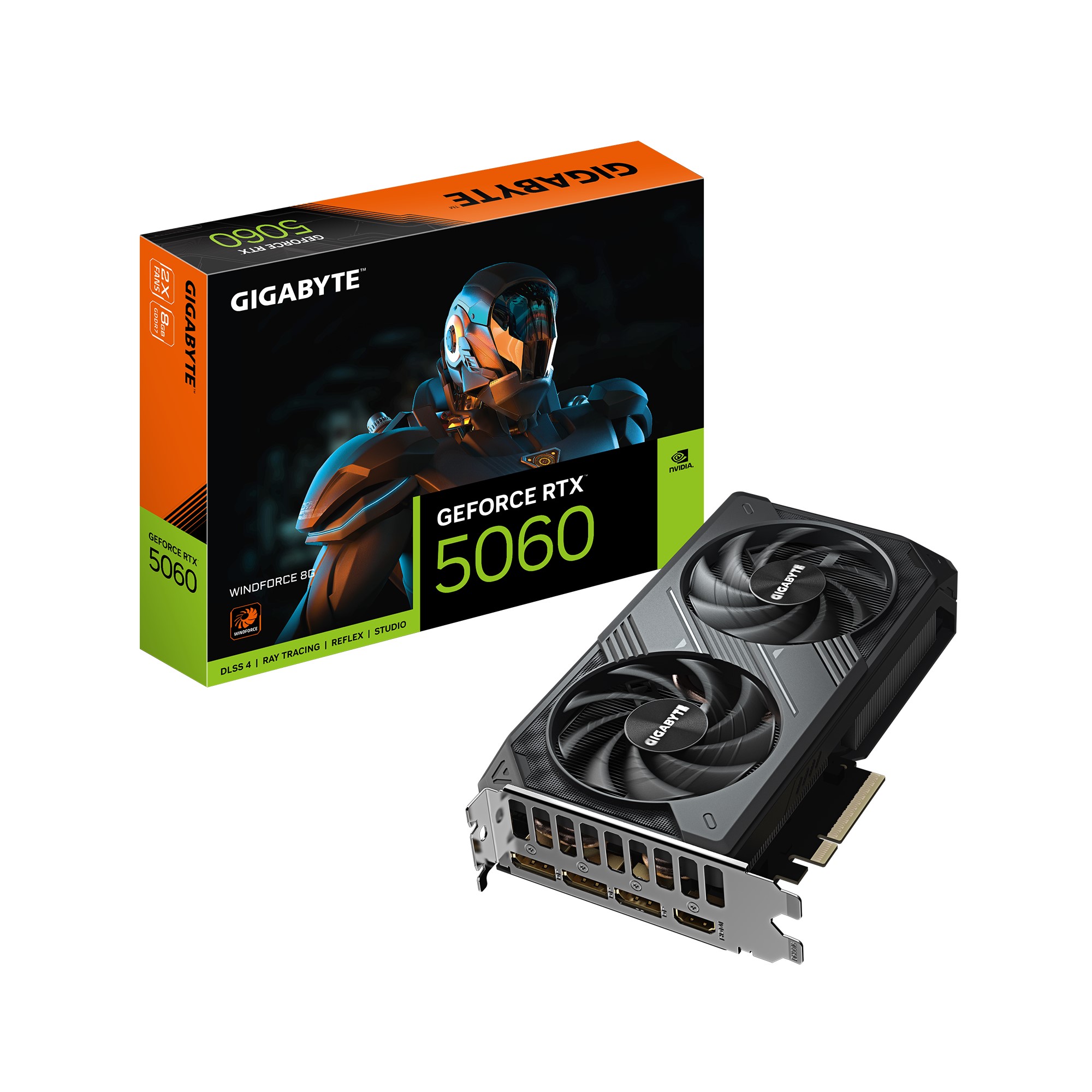Gigabyte GeForce RTX™ 5060 WINDFORCE 8G