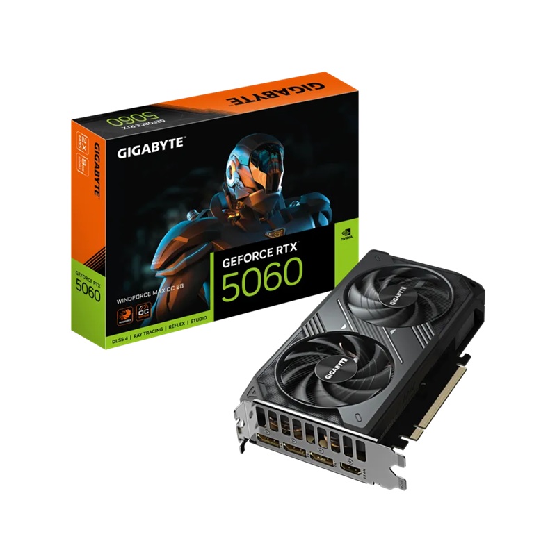 Gigabyte GeForce RTX™ 5060 WINDFORCE 2 MAX OC 8G