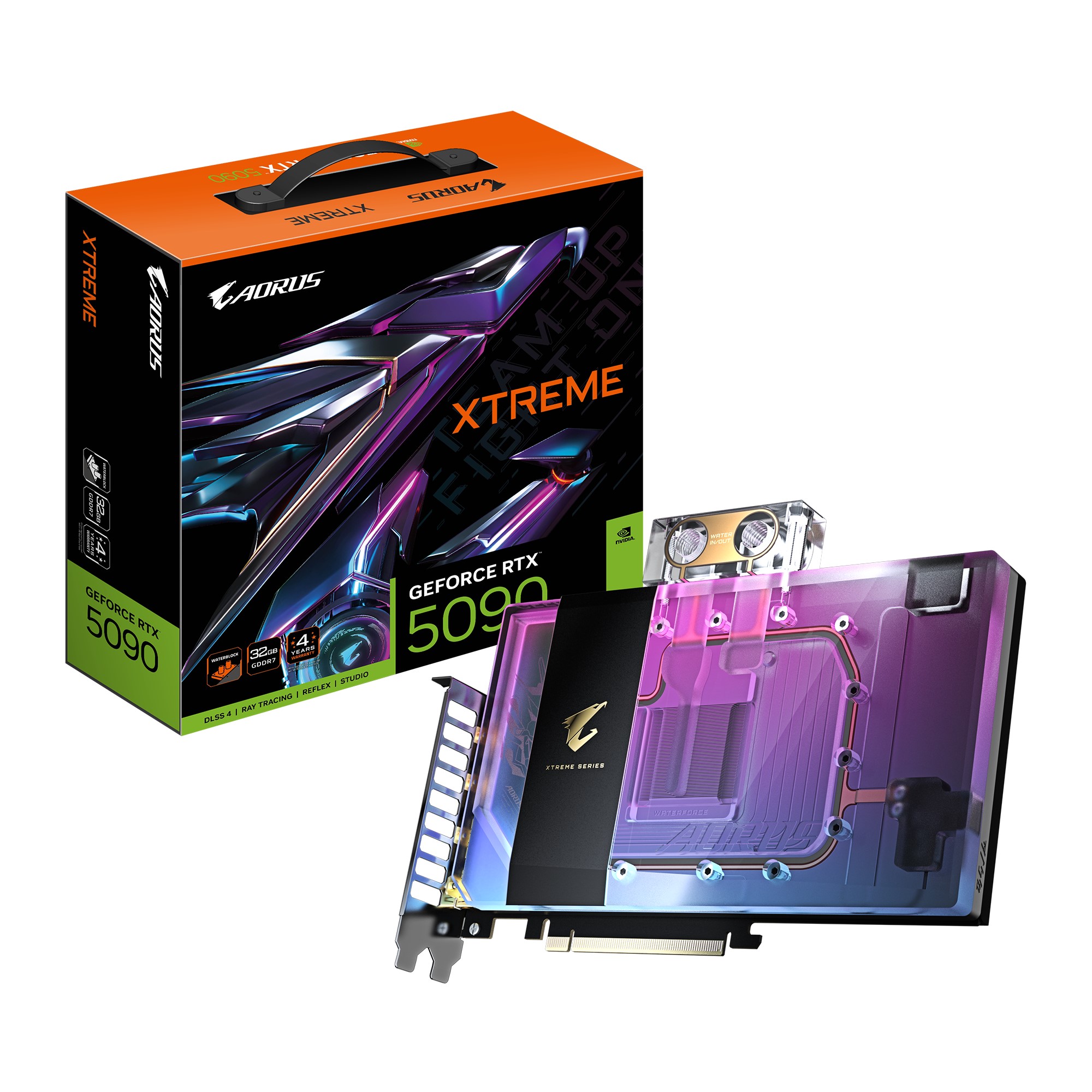 Gigabyte AORUS GeForce RTX™ 5090 XTREME WATERFORCE WB 32G