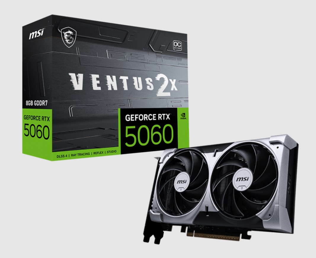 MSI nVidia GeForce RTX 5060 8G VENTUS 2X OC