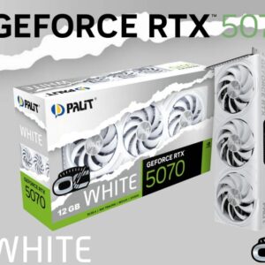 PALIT RTX5070 WHITE OC 12GB GDDR7 192bit 3-DP HDMI NE75070U19K0-GB2050W