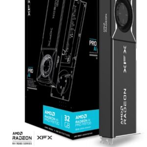 XFX AMD Radeon AI Pro R9700 Blower 32GB GDDR6 4xDP