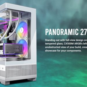 Antec CX500M ARGB White Seamless  mATX