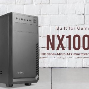 Antec NX100M mATX Business Office Case + True 450w Continuos PSU. 1x 5.25' ODD