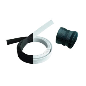 EzyMountCABLE SOX FLEXIBLE POLYYESTER CABLE MANAGEMENT SLEEVES 20MM X 100M - WHITEWall Mounts