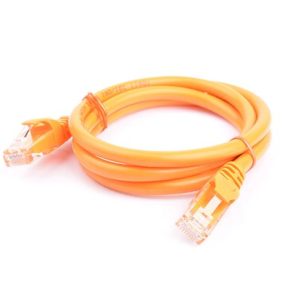8Ware CAT6A Cable 1.5m - Orange Color RJ45 Ethernet Network LAN UTP Patch Cord Snagless – 8ware CB8W-PL6A-1.5ORG Network Cables Product Image