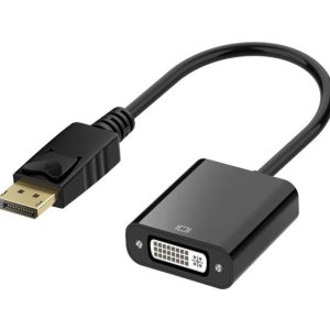 Astrotek DisplayPort DP to DVI Adapter Converter Cable 15cm - Male to Female 20 pins to DVI 24+5 pins Compatible for Lenovo Dell HP Monitor Projector – Astrotek CBAT-DPDVI-MF-ATI Convertors Product Image