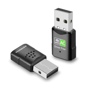 Astrotek AC600 mini Wireless USB Adapter Nano Dual Band WiFi External LAN Network Adaptor for PC MAC Desktop Notebook TV – Astrotek CBAT-NWAC600 USB Network Adapters Product Image