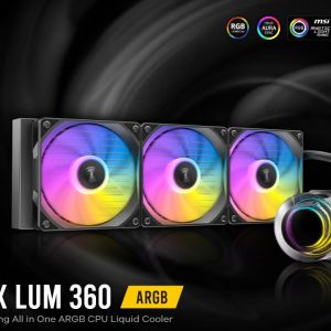 Antec Vortex Lum 360 ARGB The Epoch-Making All in One ARGB CPU Liquid Cooler (LS) – Antec CFA-VORTEXLUM360ARGB Liquid Cooling Product Image