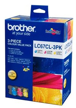 Brother LC-67 Colour Value Pack 1 x Cyan