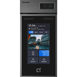 AkuvoxFACIAL RECOGNITION DOOR PHONE EXPANDABLE WITH DIFFERENT FUNCTIONAL MODULESIP Audio & Video