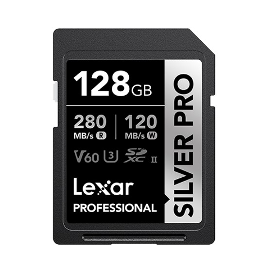 Lexar Professional SILVER PRO 128GB SDXC™ UHS-II Card 128GB—C10
