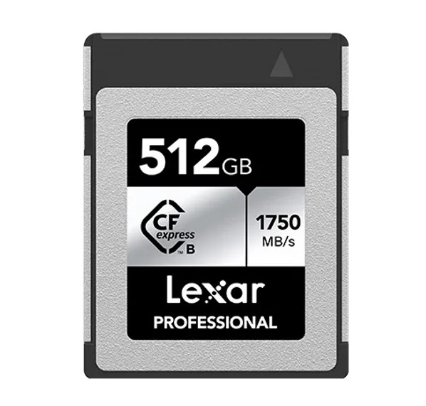 Lexar Professional CFexpress™ Type B card Silver Series 512GB—Up to 1750MB/S read