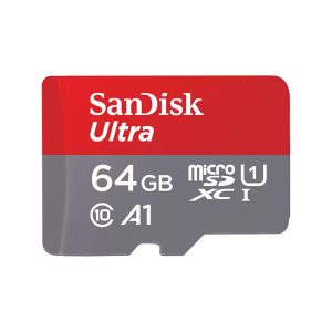 SanDisk Ultra 64GB microSD SDHC SDXC UHS-I Memory Card 140MB/s Class 10 Speed No adapter – Sandisk FMS-MSDUL-64G4 SD/ Mini SD/ Micro SD Product Image