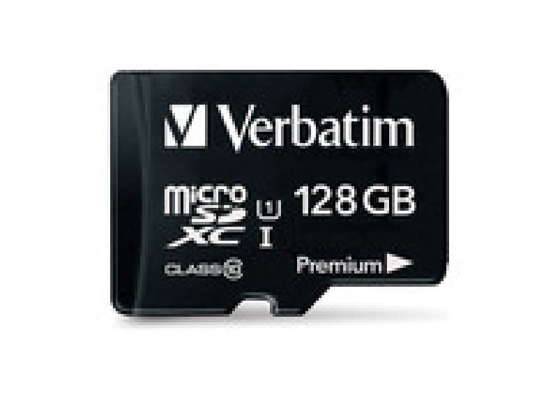 Verbatim Micro SDXC 128GB (Class 10 UHS-I) w Adaptor - 600x