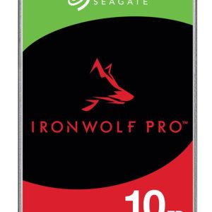 Seagate 10TB 3.5' IronWolf Pro NAS SATA Hard Drive (ST10000NT001) -5-year limited warranty -6Gb/s Connector - CMR Recording Technology – Seagate HASEA10TB-ST10000NT0 3.5' SATA HDD (Desktops) Product Image