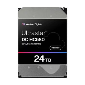 Western Digital WD Ultrastar 24TB DC 3.5in 26.1 512 7200RPM SATA ULTRA 512E SE NP3 DC HC580 WUH722424ALE6L4 – Western Digital HAWD-0F62796 3.5' SATA/SAS HDD - Enterprise Product Image