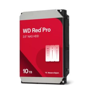 Western Digital WD Red Pro 10TB 3.5' NAS HDD SATA 7200RPM 512MB up to 267MB/s CMR 5yrs warranty – Western Digital HAWD-RDP35-10TB3 3.5' SATA HDD (Desktops) Product Image