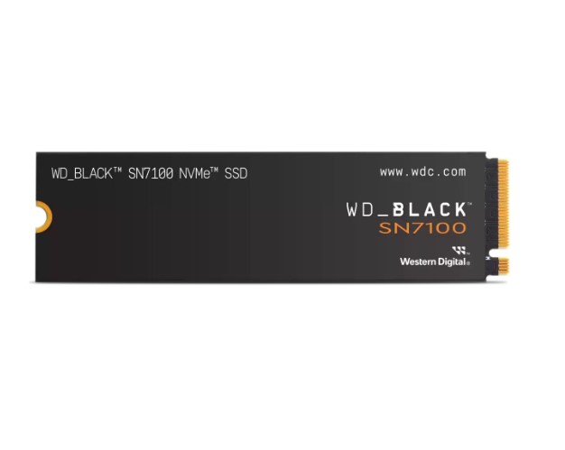 SandiskWestern Digital WD BLACK SN7100 NVMe  - 1TB SSD - 7250MB/s 6900MB/s R/W  1000K/1400K IOPS  M.2 2280 PCIe4.0 5yrs ~WDS100T4X0E-00CJA0M.2 NVMe PCIe SSD