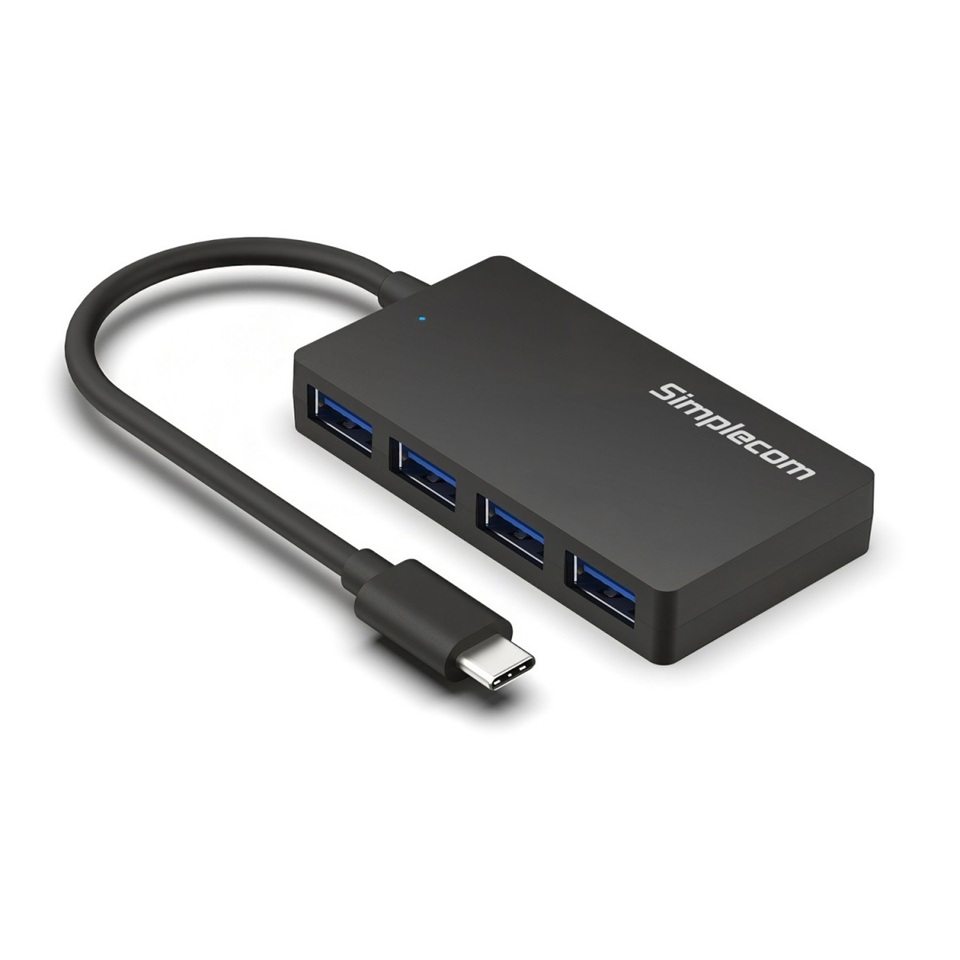 Simplecom CH350 SuperSpeed USB-C to 4xtUSB-A Hub USB 3.2 Gen1