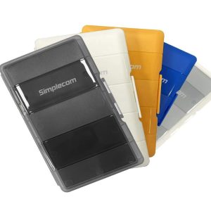Simplecom MA024 M.2 SSD 4-Slot Protective Storage Case Holder Organizer for 4x M.2 2280 SSD Mixed colour – Simplecom HXSI-MA024 M.2 External Enclosures Product Image