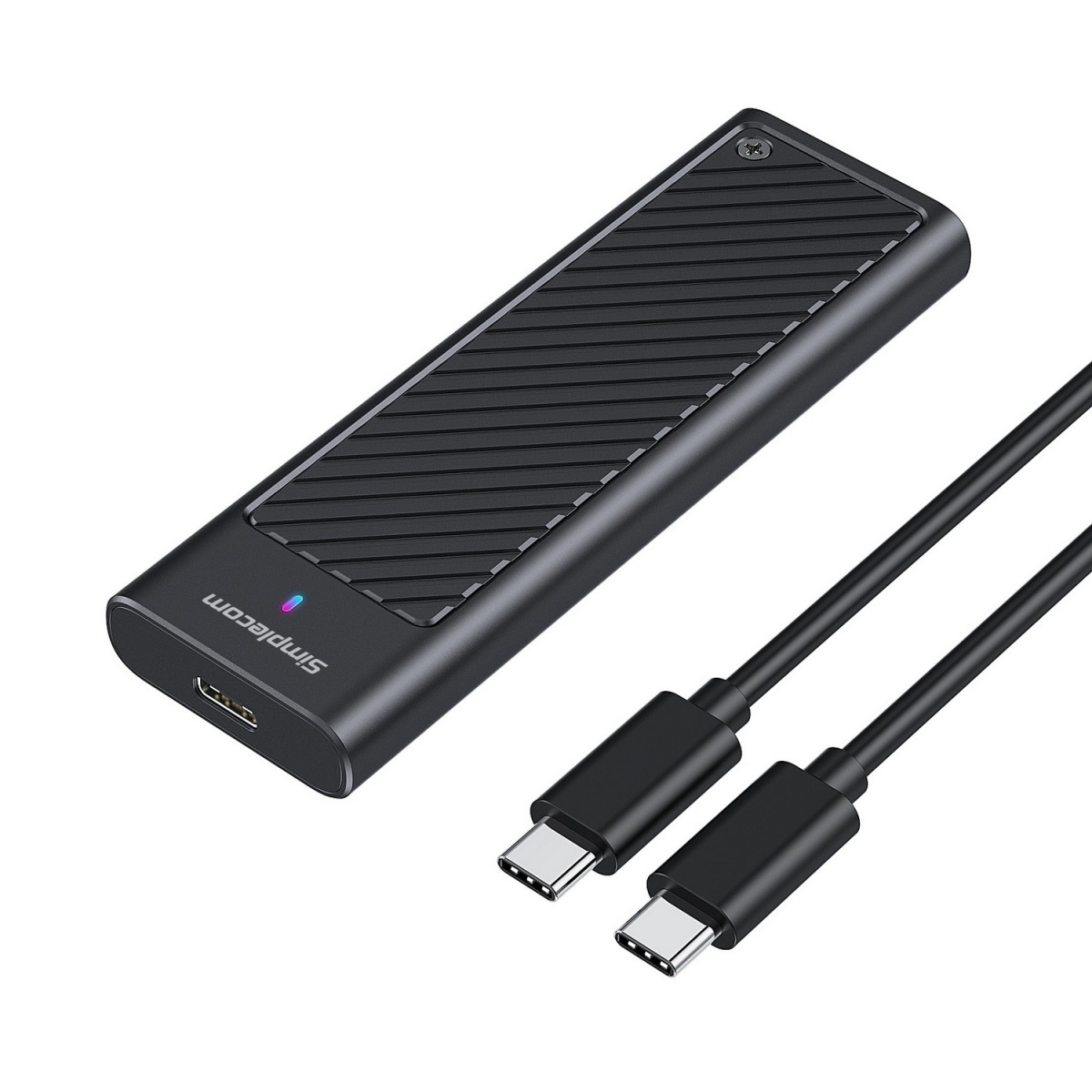Simplecom SE538 M.2 SSD to USB 3.2 Gen 2x2 USB-C Enclosure 20Gbps NVMe SATA Dual Protocol – Simplecom HXSI-SE538 USB Hubs Product Image