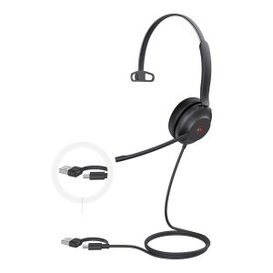 Yealink UH37 Microsoft Teams Certified USB Wired Headset