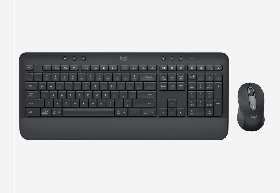 Logitech MK650 Wireless Keyboard & Mouse - Graphite for Business – Logitech KBLT-MK650 Wireless Product Image