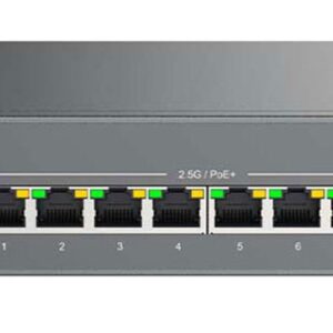 GrandstreamLAYER 2-LITE MANAGED MULTI-GIG SWITCH 8 X 2.5 GIGE 2 X 10G SFP 8 X POE/POEIP Audio & Video
