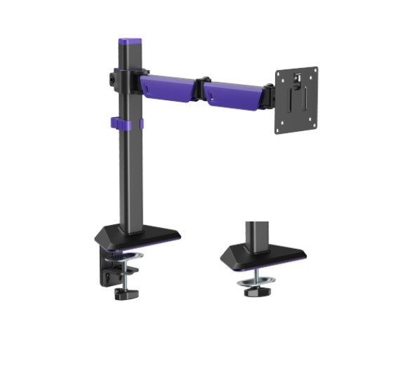 Brateck LDT89-C012 Amethyst Articulating Gaming Monitor Arm Matte Black