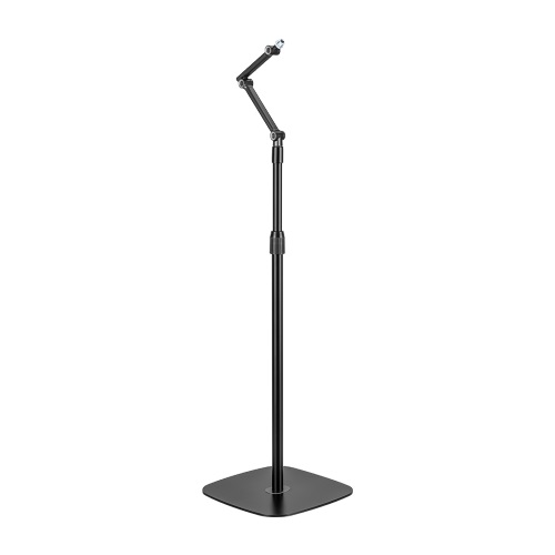 Brateck Stylish Height Adjustable Microphone Floor Stand(Matte Black & Light Grey) 320x320x1694mm (LS) – Brateck MABT-MDS16-2-BG Accessories Product Image