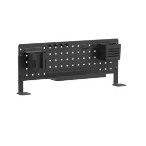Brateck PB-007-01-B DESK PEGBOARD ORGANIZER WITH STORAGE KITS (BLACK) 600x100x240mm (LS) – Brateck MABT-PB-007-01-B Office Product Image