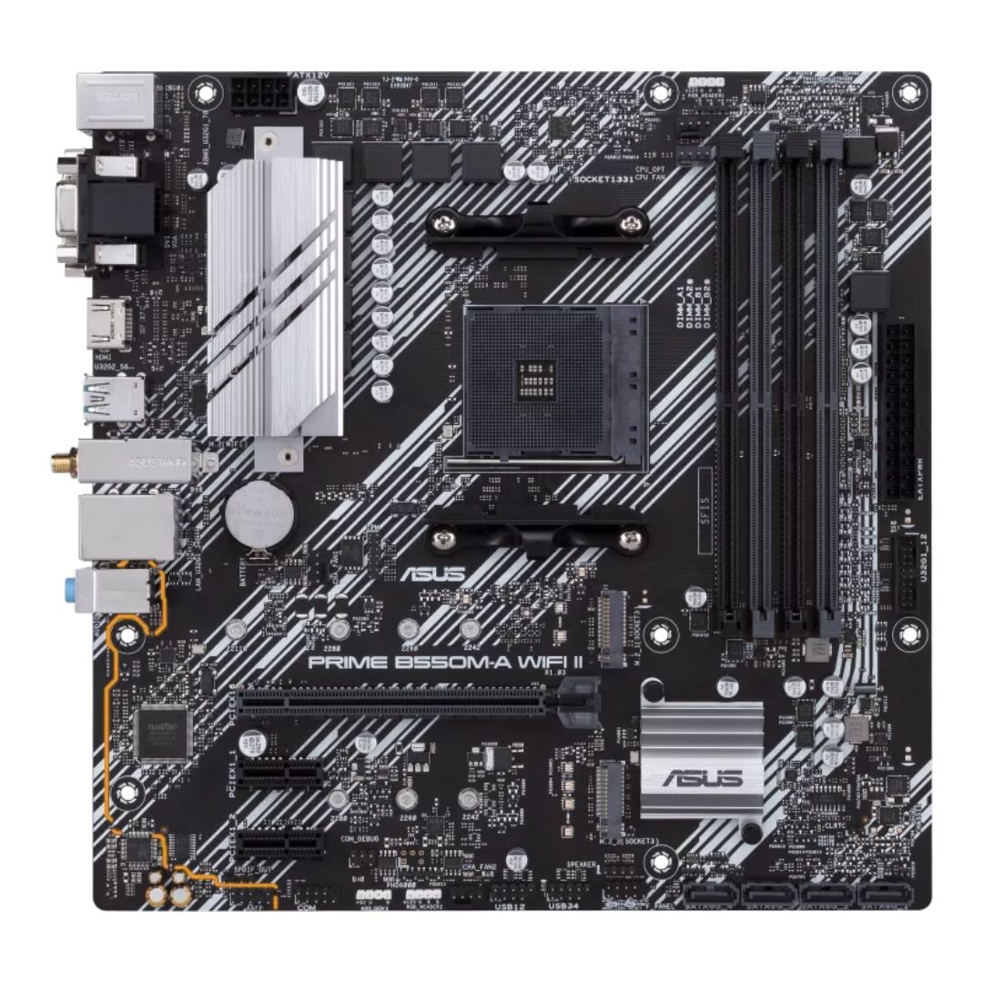 ASUS AMD B550M PRIME B550M-A WIFI II (Ryzen AM4) Micro-ATX Motherboard