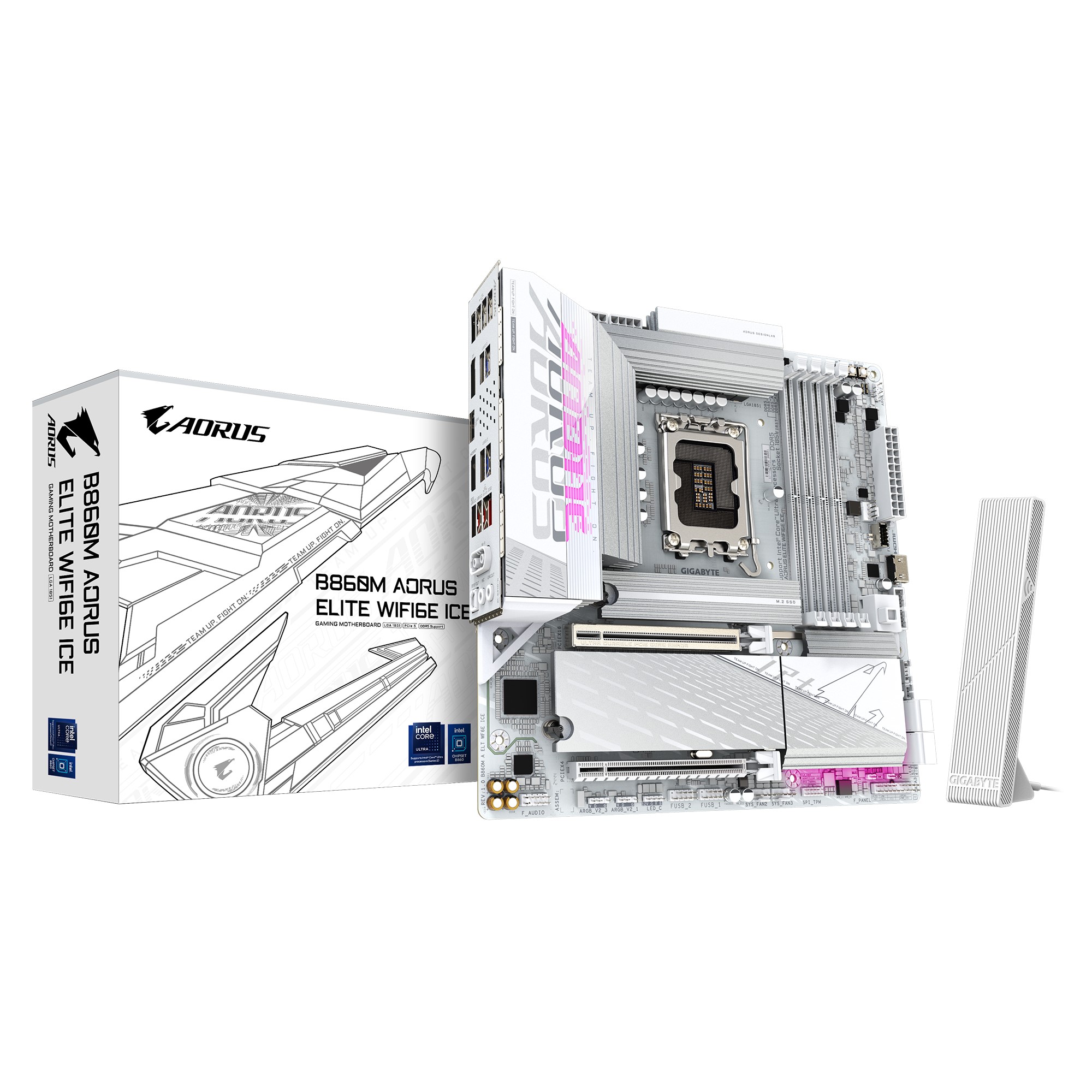 Gigabyte M/B B860M A ELT WF6E ICE 1.0